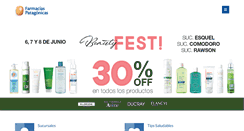 Desktop Screenshot of farmaciaspatagonicas.com
